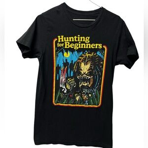 Predator Hunting For Beginners T-Shirt black size small unisex